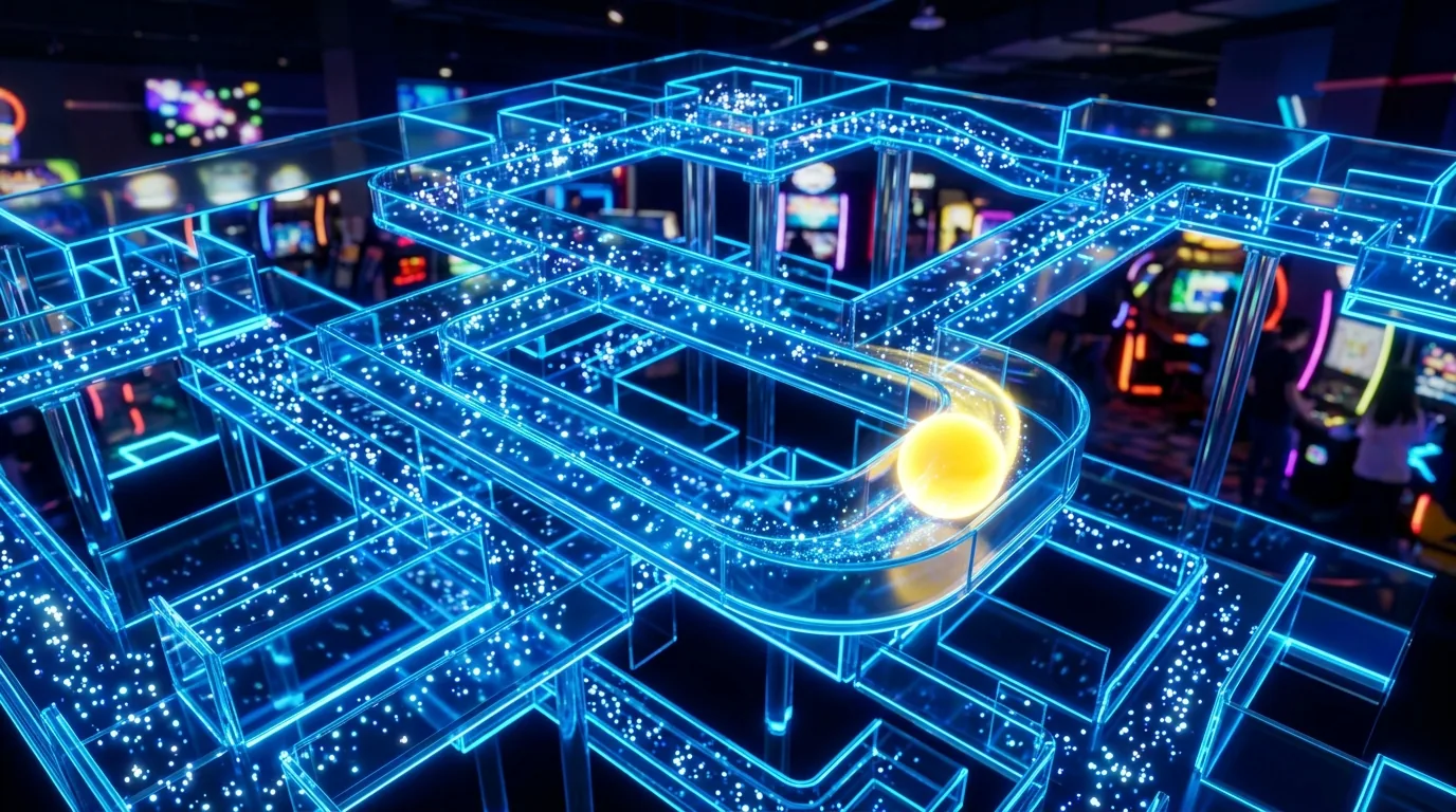 Labyrinthe lumineux arcade